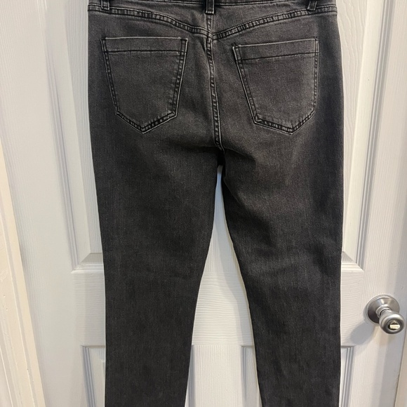 Women's Black High Rise Jeans, Size Large - Picture 2 of 2